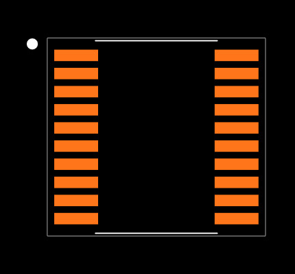 ATTINY87-A15XZ Footprint
