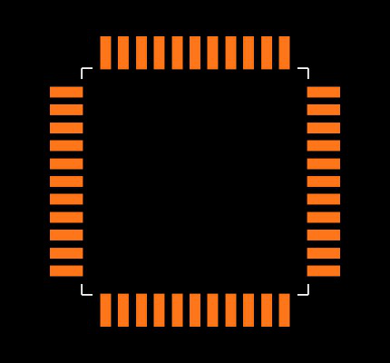 DSPIC30F2023-30I/PTD32 Footprint