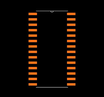 DSPIC33FJ32GP102-E/SO Footprint
