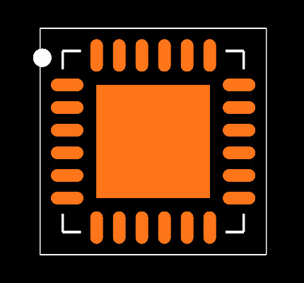 KSZ8081RNDCA-TR Footprint