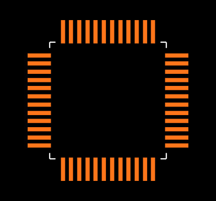 KSZ8863FLL-TR Footprint