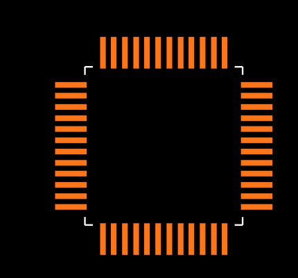 KSZ8863RLLI Footprint