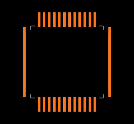 KSZ8863RLLI-TR Footprint