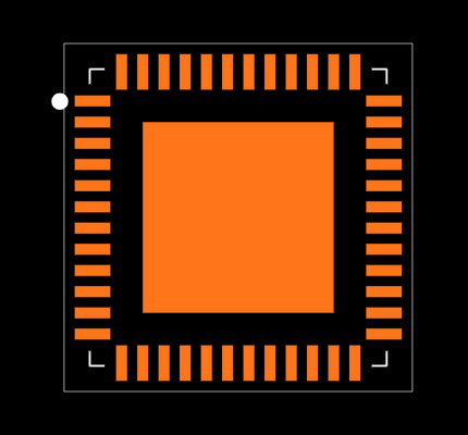 LAN7800/VSX Footprint