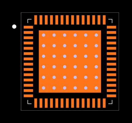 LAN9354/ML Footprint