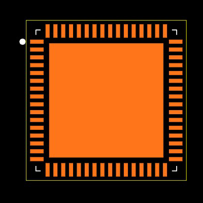 LAN9512-JZX-TR Footprint