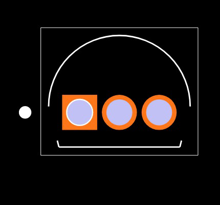 MCP1322T-46EE/OT Footprint