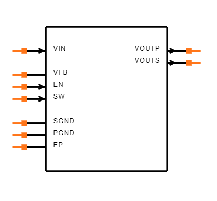 MCP1640-I/MC Symbol