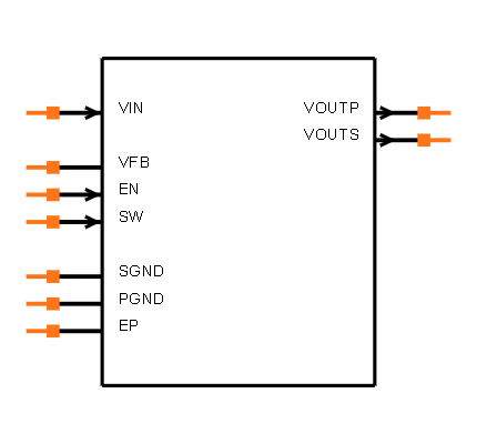 MCP1640DT-I/MC Symbol