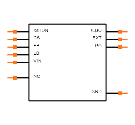 MCP1653R-E/UN Symbol