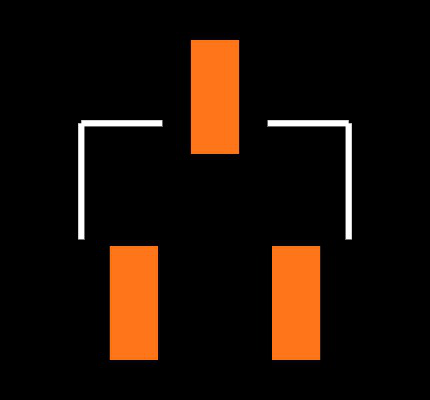 MCP1702T-3302E/CB Footprint