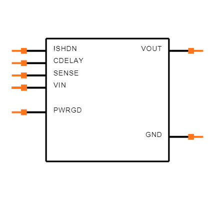 MCP1727-1802E/SN Symbol