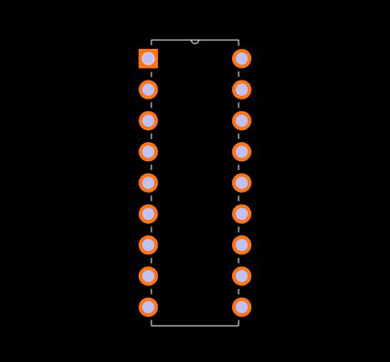MCP2150-I/P Footprint