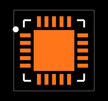MCP23008-E/ML Footprint