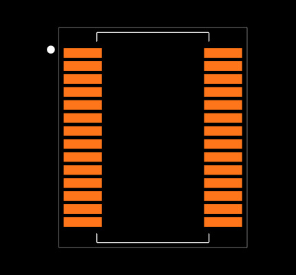 MCP23017-E/SS Footprint