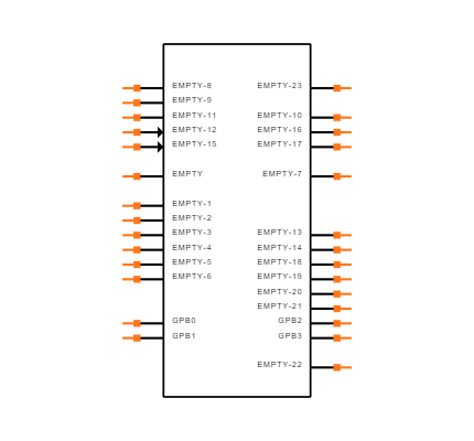 MCP23017-E/SS Symbol