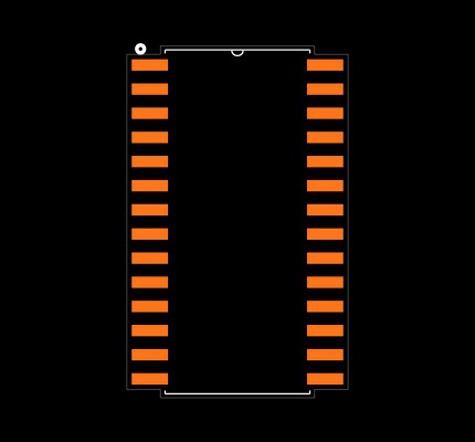 MCP23017T-E/SO Footprint