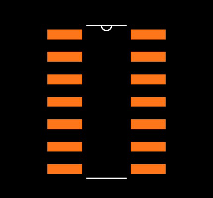 MCP3302T-CI/SL Footprint