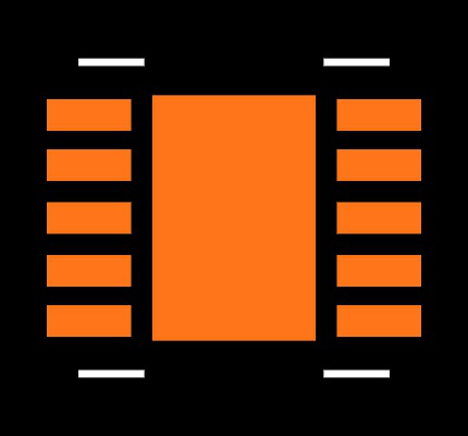 MCP3423T-E/MF Footprint