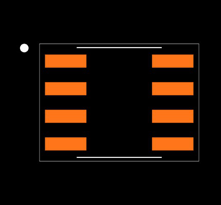 MCP41100-E/SN Footprint