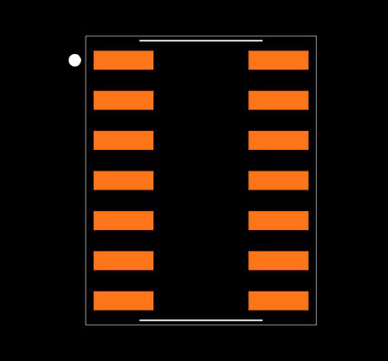 MCP4231-502E/SL Footprint