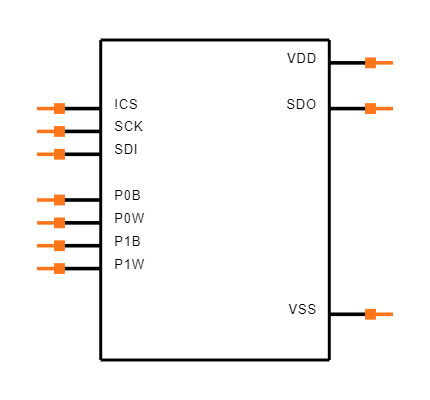 MCP4242-502E/UN Symbol