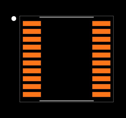 MCP4341-104E/ST Footprint