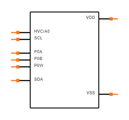MCP4541-104E/MS Symbol