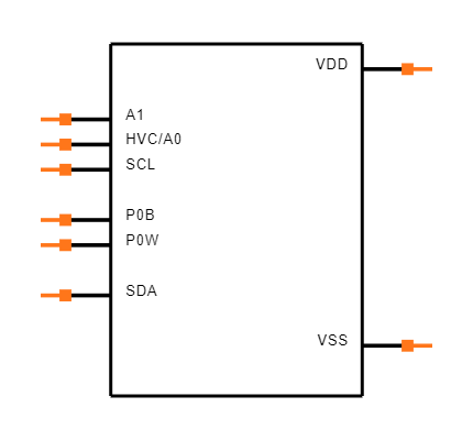 MCP4542-103E/MS Symbol