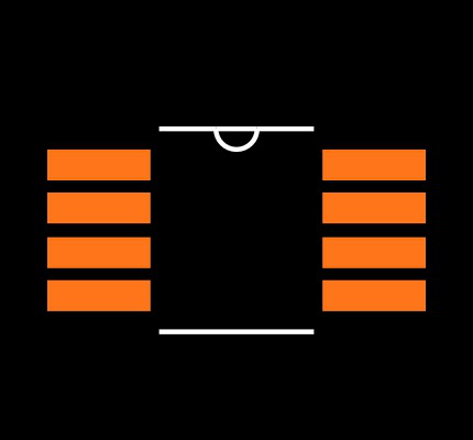 MCP4561-104E/MS Footprint