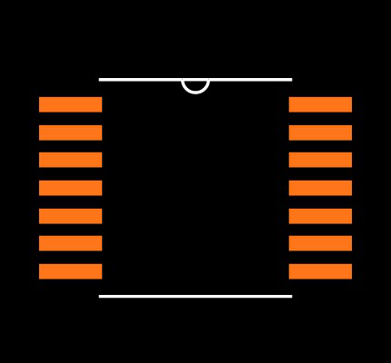 MCP4631-502E/ST Footprint