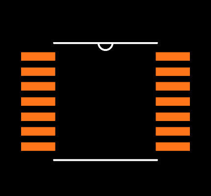 MCP4631-503E/ST Footprint