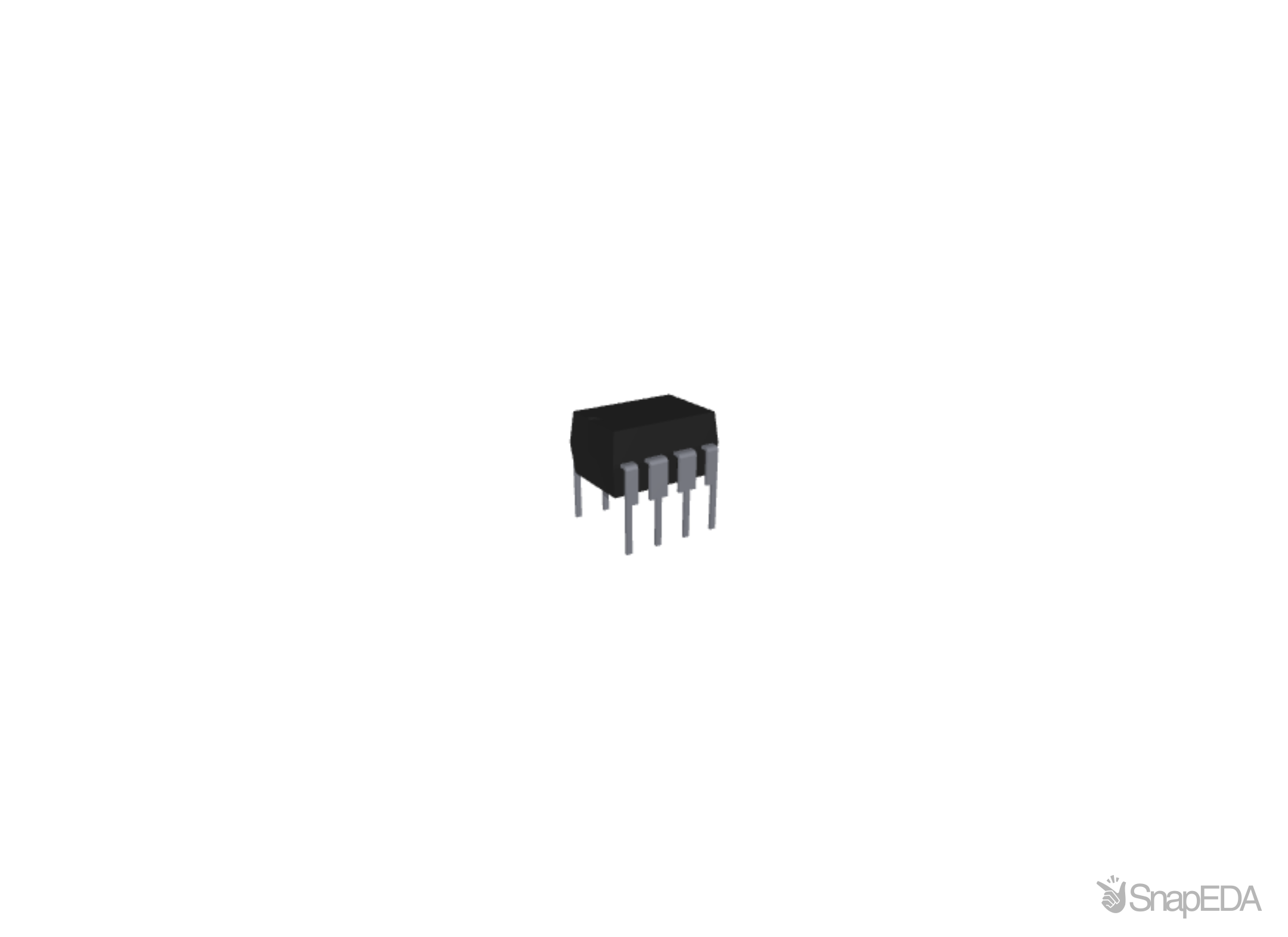 MCP4811-E/P 3D Model