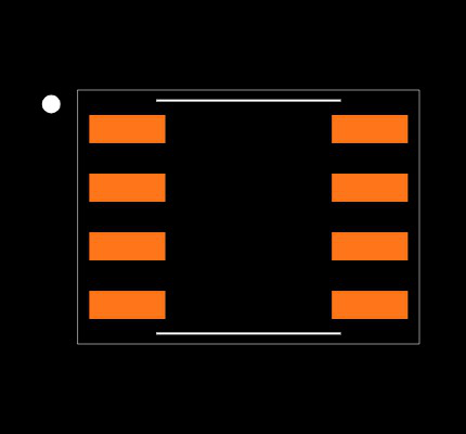 MCP6042-E/SN Footprint