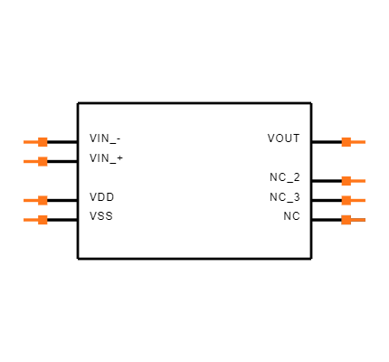 MCP6271T-E/SN Symbol
