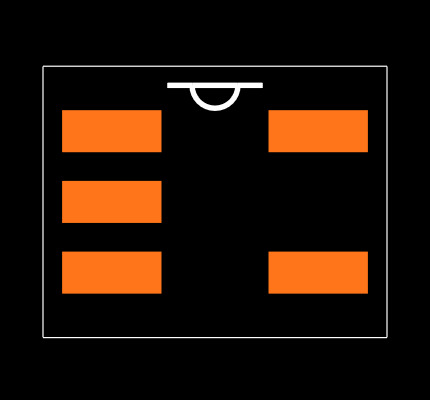 MCP6566RT-E/OT Footprint