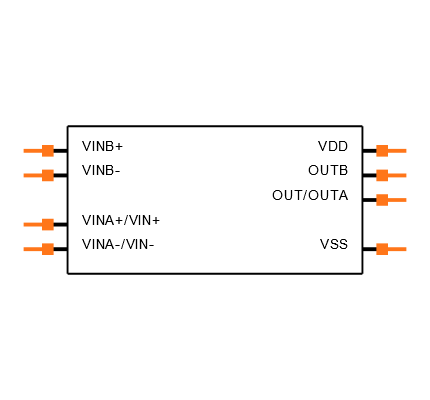 MCP6567-E/SN Symbol