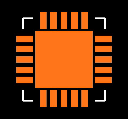 MCP73871T-3CCI/ML Footprint