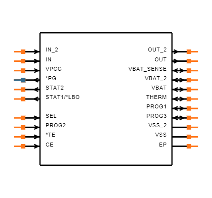 MCP73871T-3CCI/ML Symbol