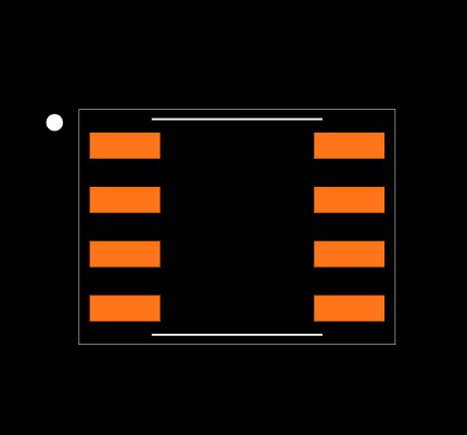 MCP9801-M/SN Footprint