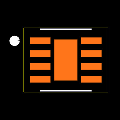 MIC2287-24YML-TR Footprint