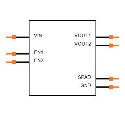 MIC5356-SGYMME-TR Symbol