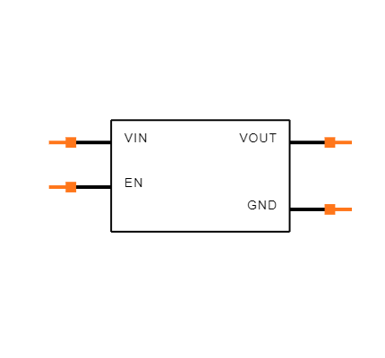 MIC5366-3.3YC5-TR Symbol