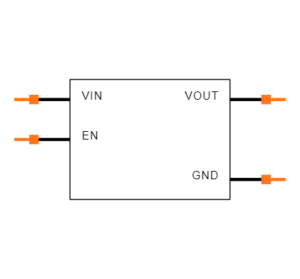 MIC5504-3.3YM5-T5 Symbol