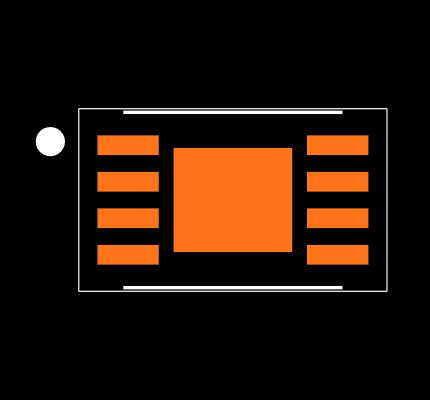 PIC12F509-I/MC Footprint