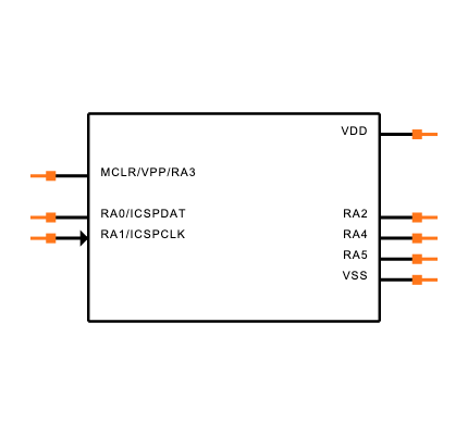 PIC12LF1552-E/MS Symbol