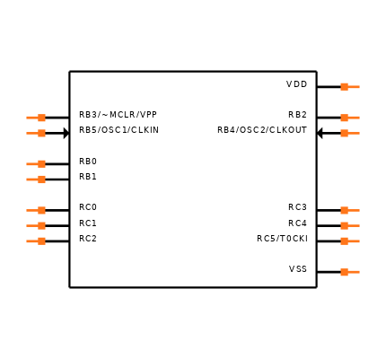 PIC16C505-20/SL Symbol
