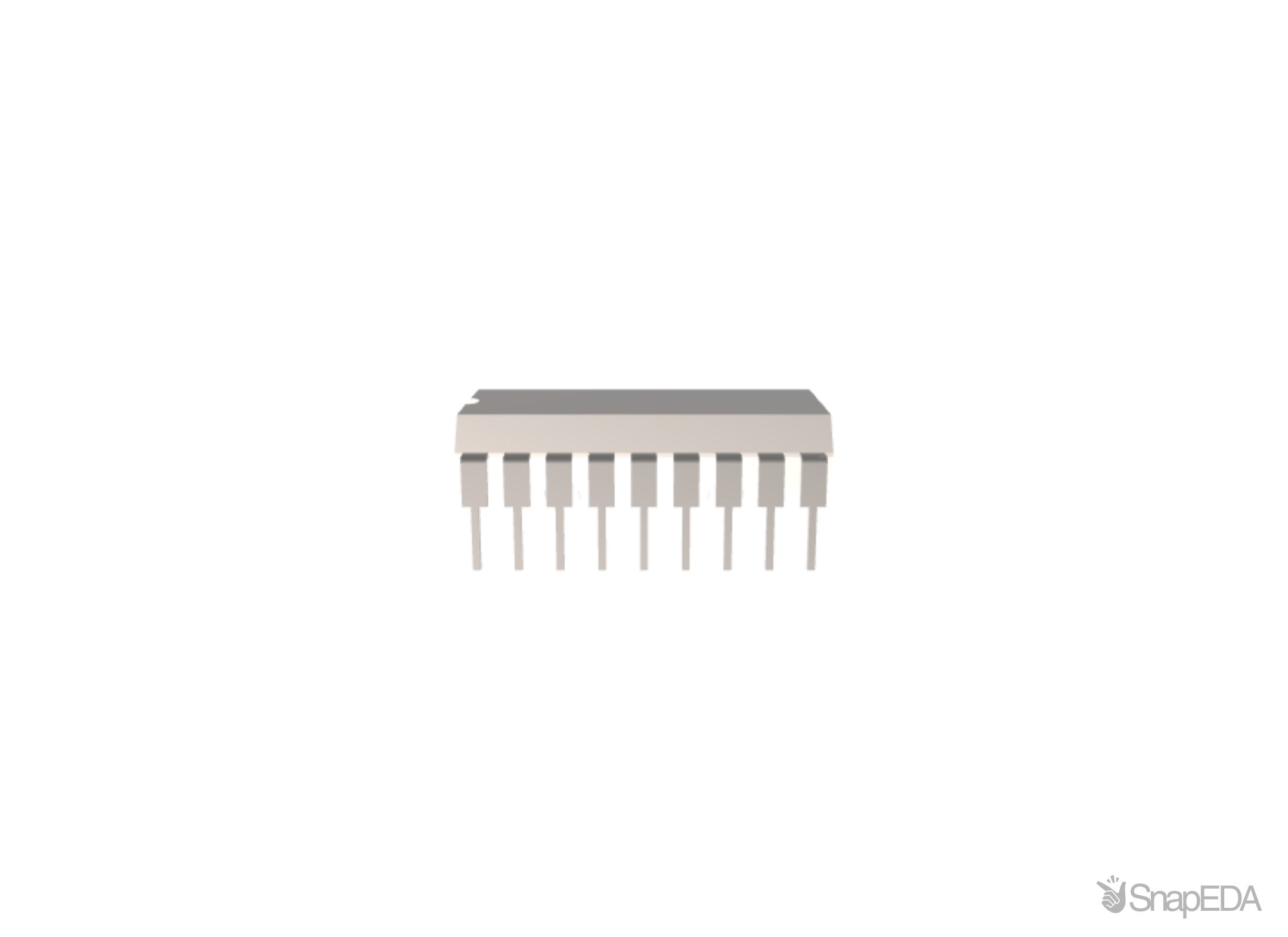 PIC16C54-RC/P 3D Model