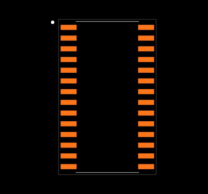 PIC16C55A-04/SO Footprint