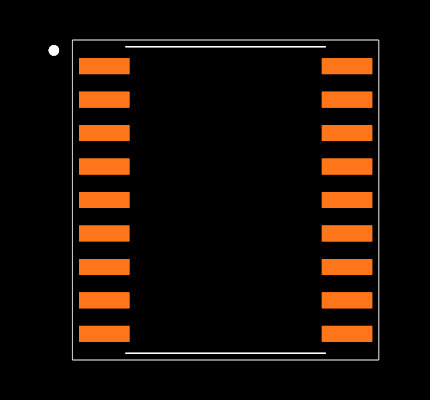 PIC16C622A-04I/SO Footprint